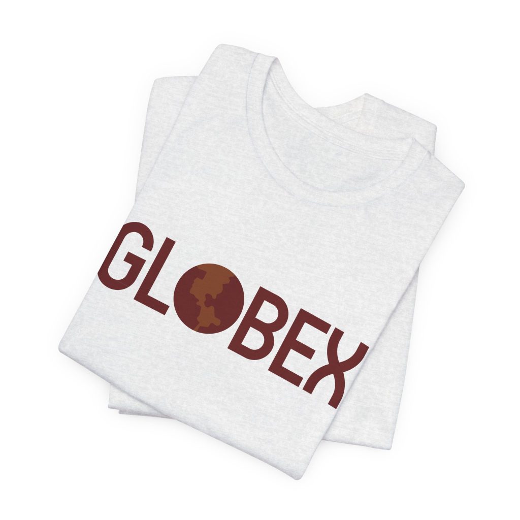 GLOBEX T-Shirt - Ash Grey Folded