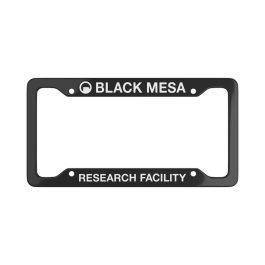 Black Mesa License Plate Frame
