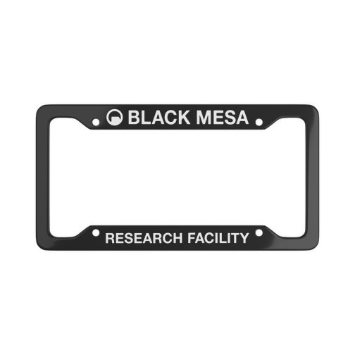 Black Mesa License Plate Frame Black Mesa License Plate Frame