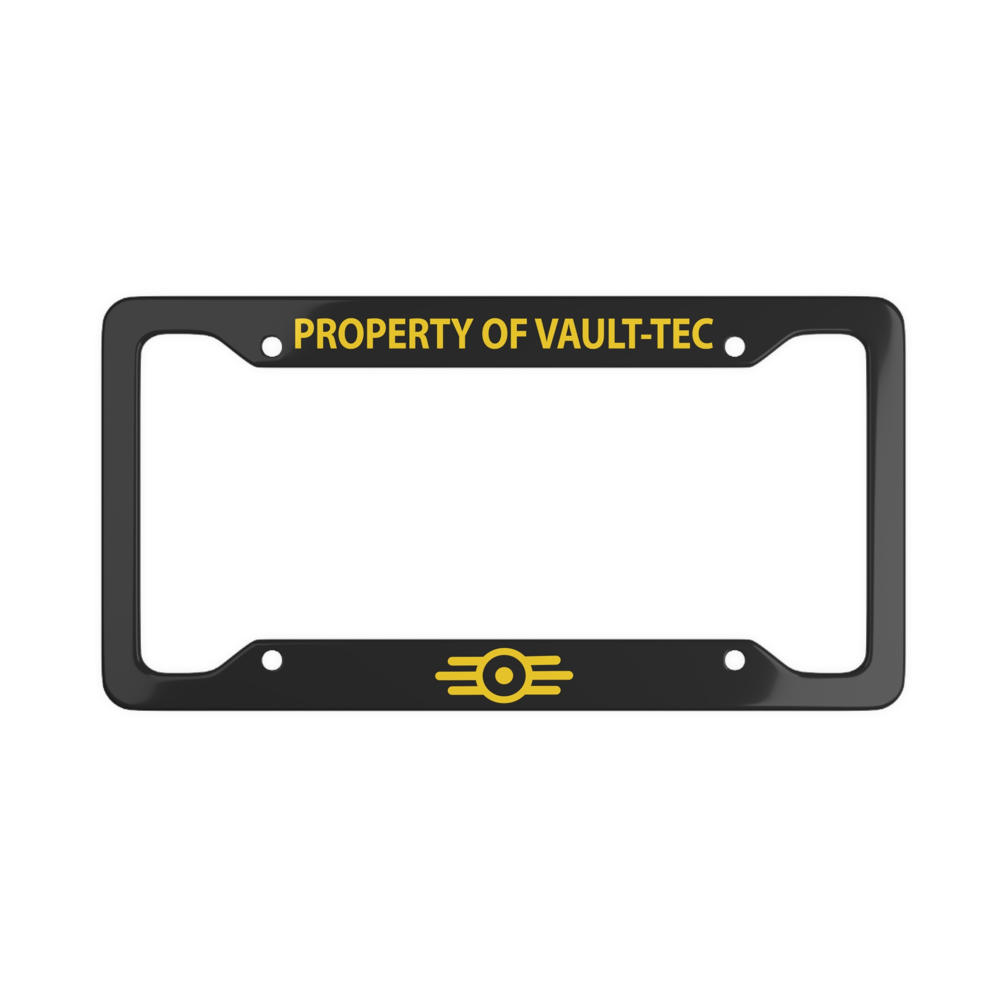 Property of Vault-Tec License Plate Frame