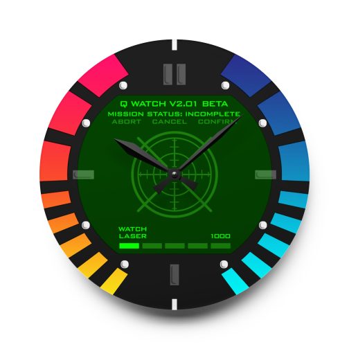 N64 Goldeneye 007 Bond Q-Watch Wall Clock N64 Goldeneye 007 Bond Q-Watch Wall Clock