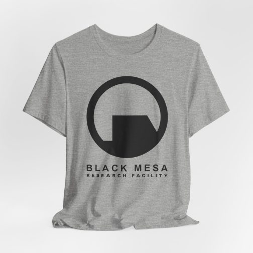 Black Mesa Research Facility T-Shirt - ATHLETIC GREY