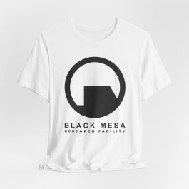 Black Mesa Research Facility T-Shirt - WHITE
