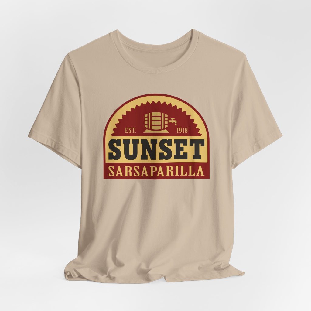 Sunset Sarsaparilla T-Shirt - Tan