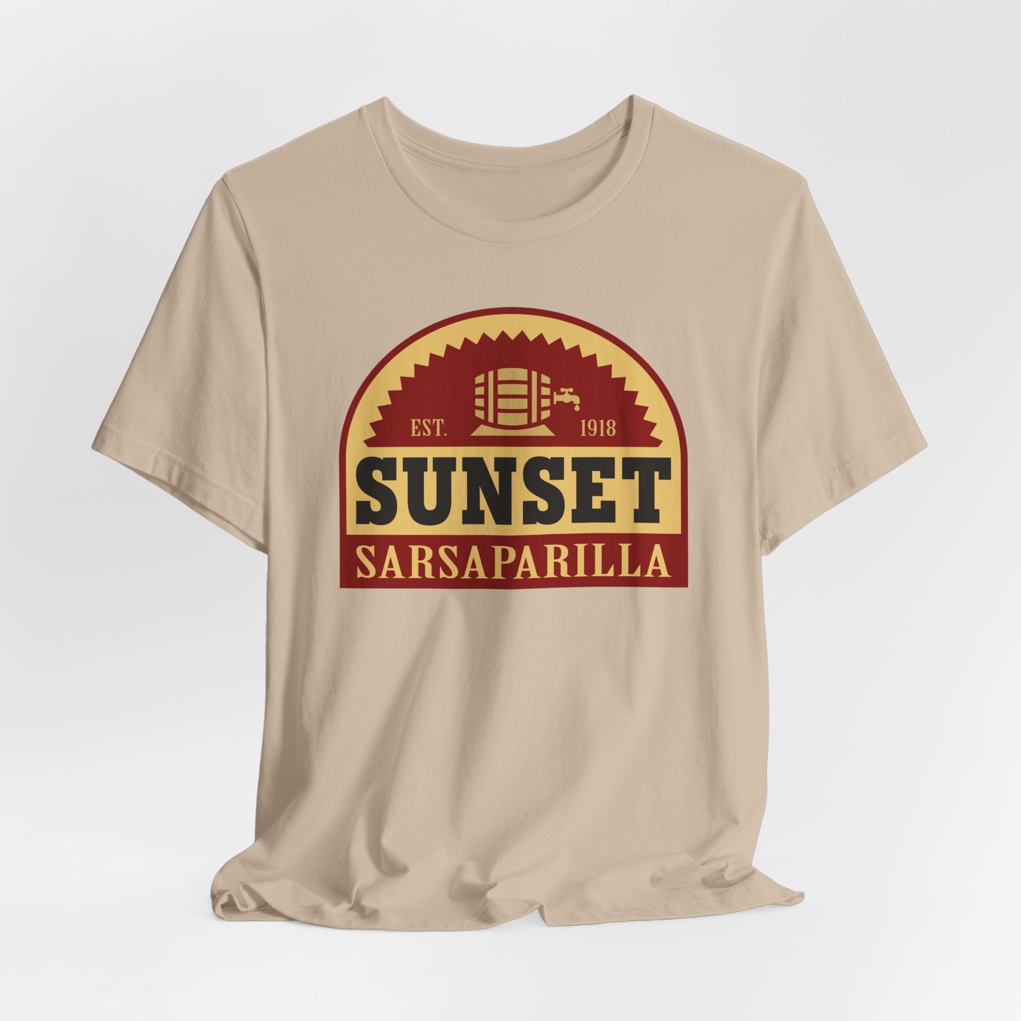 Sunset Sarsaparilla T-Shirt - Tan