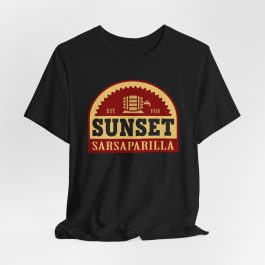Sunset Sarsaparilla T-Shirt - Black