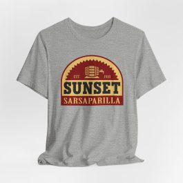 Sunset Sarsaparilla T-Shirt - Heather Grey