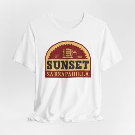 Sunset Sarsaparilla T-Shirt - White