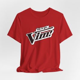 Red Vim! Logo T-Shirt