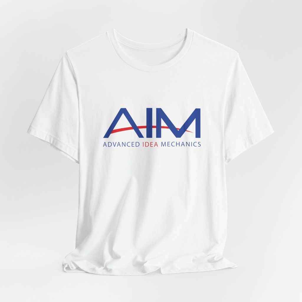 White AIM - Advanced Idea Mechanics T-Shirt