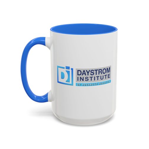 Daystrom Institute Mug - White+Blue - 15oz
