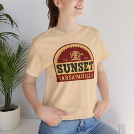 Sunset Sarsaparilla T-Shirt - Cream