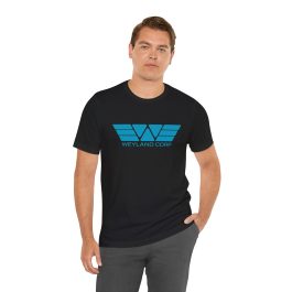Weyland Corp Blue Logo T-Shirt