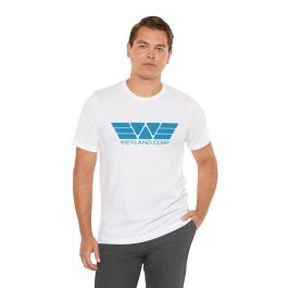 Weyland Corp Blue Logo T-Shirt