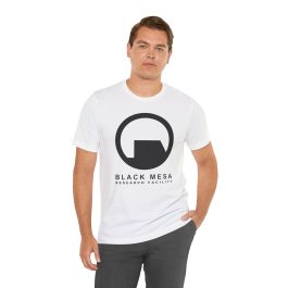 Black Mesa Research Facility T-Shirt - white