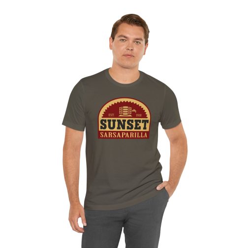 Sunset Sarsaparilla T-Shirt - Army