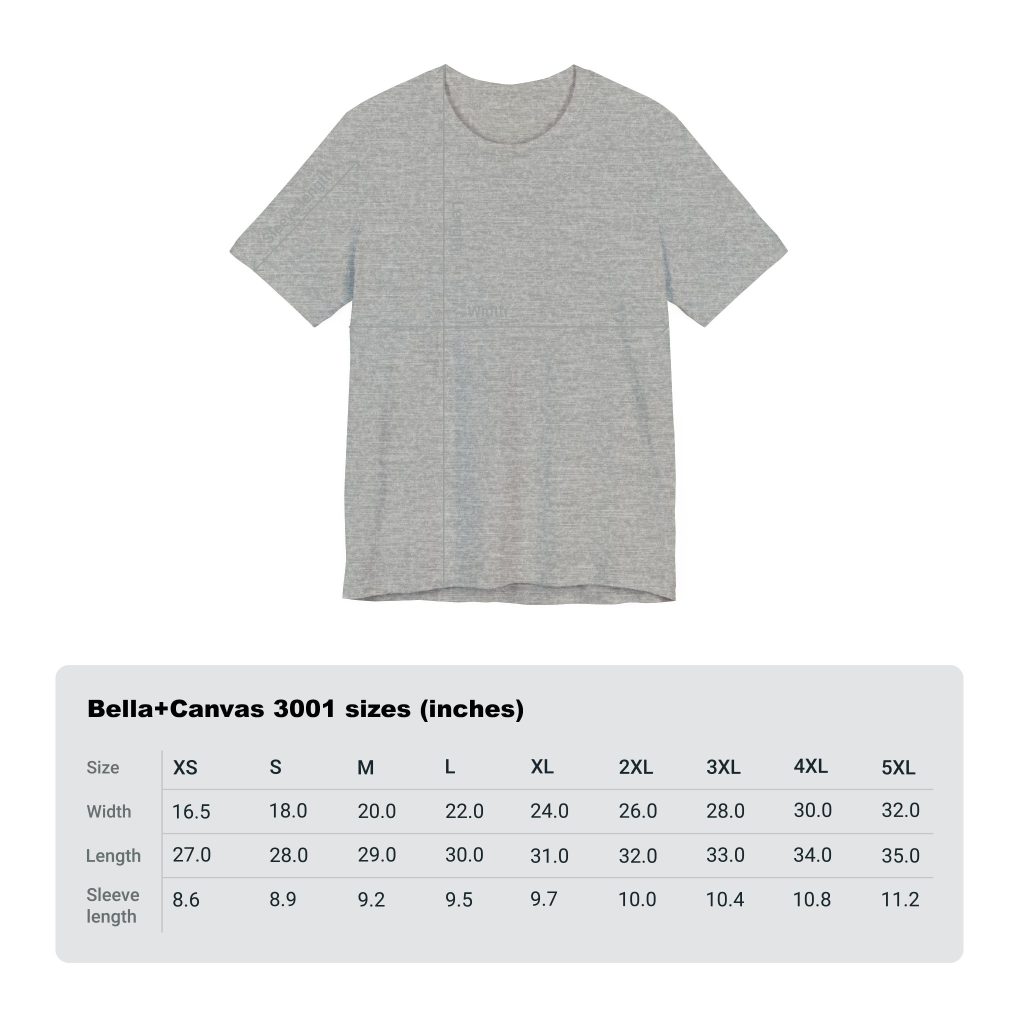RDA - Resources Development Administration T-Shirt size chart 2
