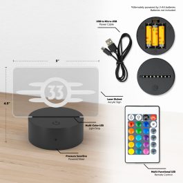 Vault 33 LED Sign Remote Control