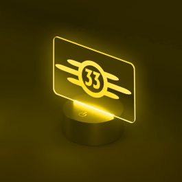 Vault 33 LED Sign - Yellow Gold