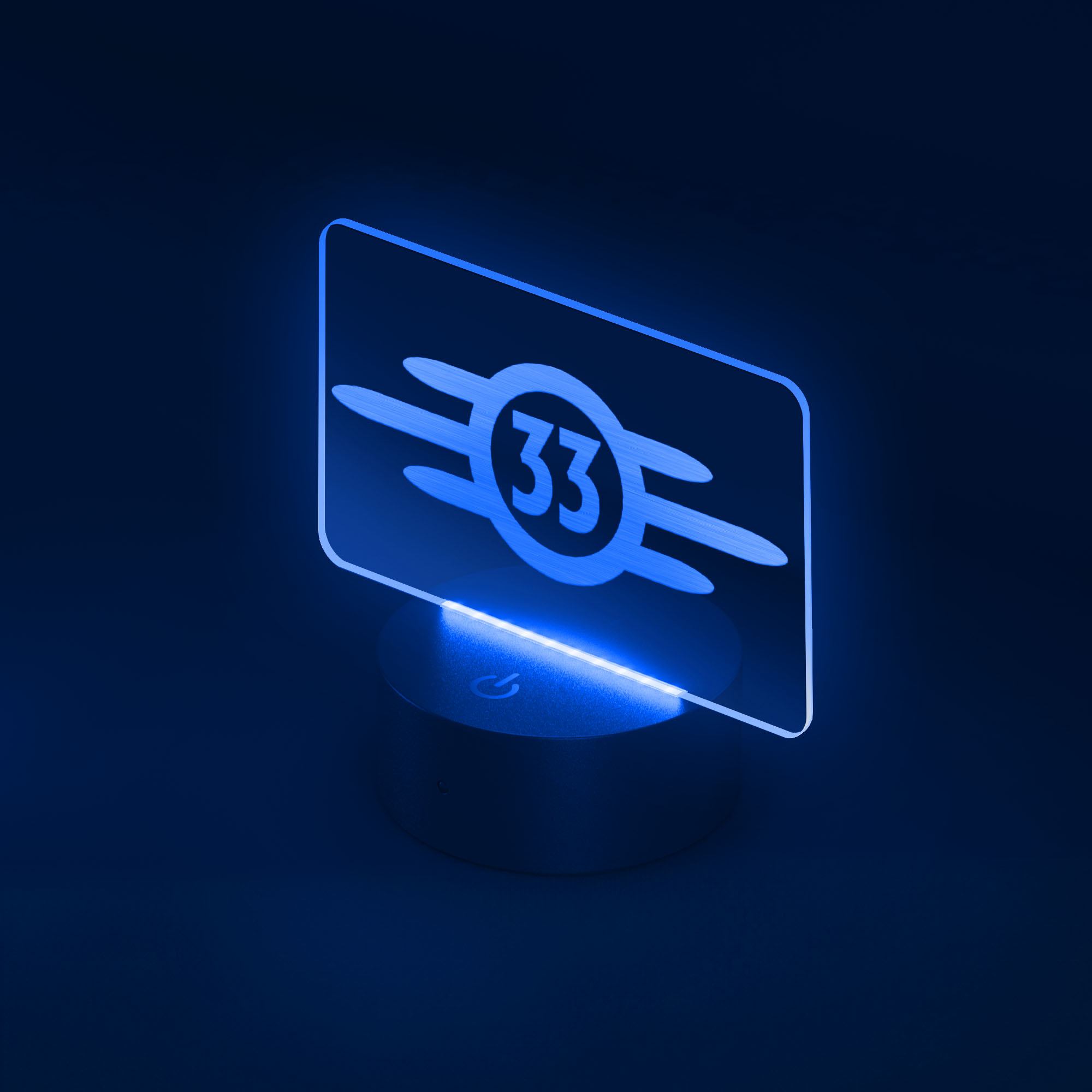 Vault 33 LED Sign - Blue