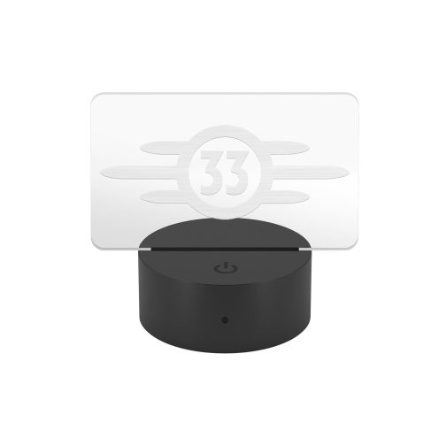 Vault 33 LED Sign Unlit