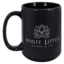 White Lotus Mug - 15oz