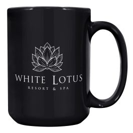 White Lotus Mug - 15oz