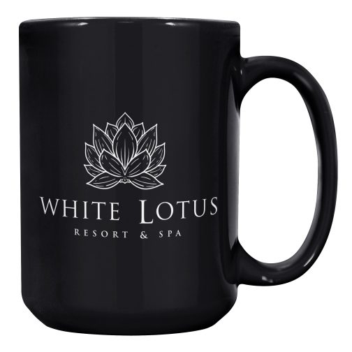 White Lotus Mug - 15oz