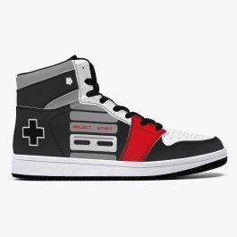 NES Controller Leather Sneakers - Image 1
