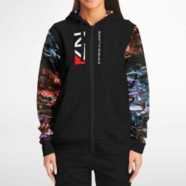 N7 Crew Zip-Up Hoodie - Image 6