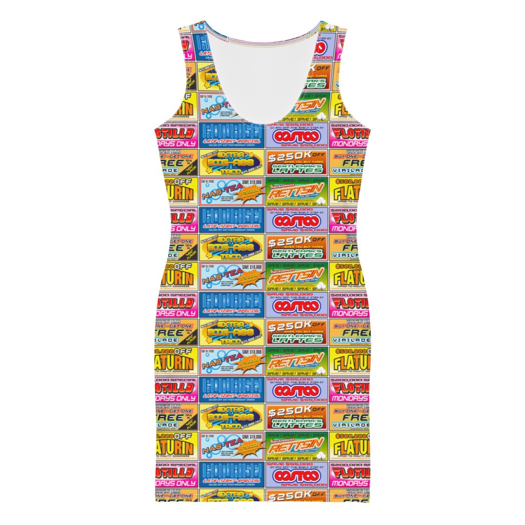Idiocracy Fitted Dress