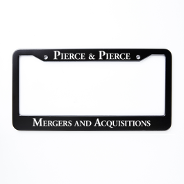 Pierce & Pierce License Plate Frame - Image 4