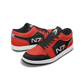 N7 Low Top Leather Sneakers - Image 7