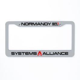 Normandy SR1 License Plate Frame - SILVER - Image 1