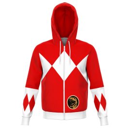 Red Power Ranger Hoodie - Image 1