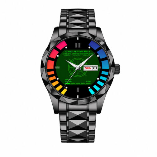 Black Goldeneye 007 Bond Q-Watch Gamer Watch