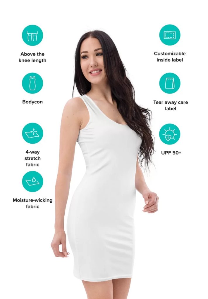 Bodycon Fitted Dress Details