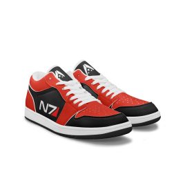 N7 Low Top Leather Sneakers - Image 2