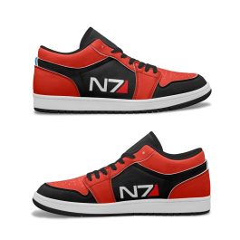 N7 Low Top Leather Sneakers - Image 3