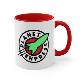 Planet Express Red Mug - Image 4