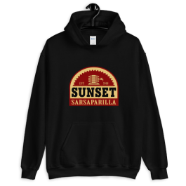 Sunset Sarsaparilla Hoodie - Black