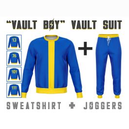 Fallout Vault Boy Vault Suit Costume