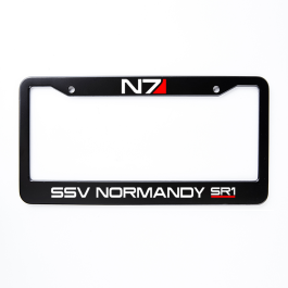 N7 SSV Normandy SR1 License Plate Frame - Image 1