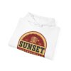 White Sunset Sarsaparilla Gildan 18500 hoodie from Fallout - folded front White Sunset Sarsaparilla Gildan 18500 hoodie from Fallout shown folded front