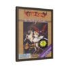 King's Quest IV framed canvas - angled view showing the frame and canvas depth King's Quest IV framed game cover canvas, angled view showing the frame and canvas depth