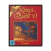 King's Quest VI framed game cover canvas, front view