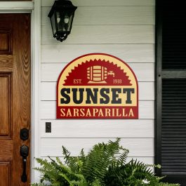 Sunset Sarsaparilla Metal Sign - Image 9