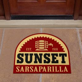 Sunset Sarsaparilla Door Mat - Image 1