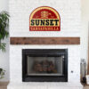 Sunset Sarsaparilla Metal Sign
