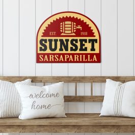 Sunset Sarsaparilla Metal Sign - Image 10
